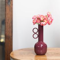 daiktų Dirbtinių vėdrynų puokštė, stilinga stalo dekoracija, 32 cm, 5 dalys