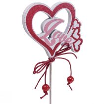 daiktų Gėlių kamštukas deko kištukas &quot;Love&quot; Valentino diena 25,5cm 16vnt