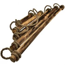 daiktų Kalėdinė sienų dekoracija, medinė, bohemiška, liepsnojanti, 75 × 105 cm