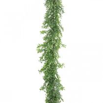 Dirbtinio augalo girlianda, buksmedzio ūselis, puošmena žalia L125cm