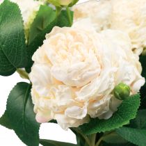 daiktų Dirbtinės rožės kremas Artificial Roses Dry Look 53cm 3 vnt