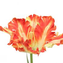 daiktų Dirbtinė gėlė papūga tulpė dirbtinė tulpė oranžinė 69cm