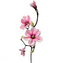 daiktų Dirbtinė gėlė Magnolijos šakelė Magnolijos Dirbtinė rožinė 59cm 3vnt