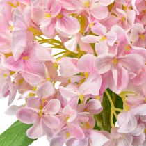 daiktų Hortenzija dirbtinė šviesiai rožinė dirbtinė gėlių sodo gėlė 65cm