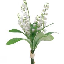 daiktų Dekoratyvinės pakalnutės dirbtinės gėlės balta pavasarinė 31cm 3vnt