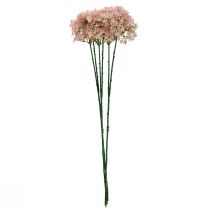 daiktų Dekoratyvinė gėlė Wild Allium dirbtinė rožinė 70cm 3vnt