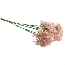 daiktų Dekoratyvinė gėlė Wild Allium dirbtinė rožinė 70cm 3vnt