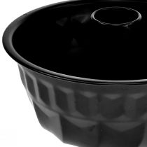 daiktų Virtuvės dekoracija, juoda torto forma, metalinė, Ø23 cm