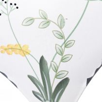 daiktų Širdelės pakabinimui iš metalinės kaimo namų stiliaus 13cm×13cm 4 vnt