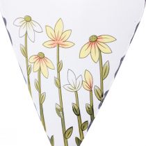 daiktų Širdelės Metalinės Baltos Kabanti Country Style 14×1,5×20cm 2 vnt