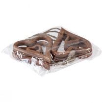 daiktų Medinės širdelės natūralaus medžio širdelės pakabinimui 8×11cm 4 vnt