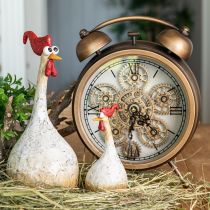daiktų Steampunk laikrodis su romėniškais skaičiais žadintuvas 23x8x29,5cm