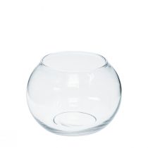 daiktų Rutulinė vaza Stiklas Mini Vaza Apvali Stiklo Dekoracija H8cm Ø7cm