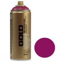 Purškiamasis dažų purškiklis Pink Montana Gold Satin Matt 400ml