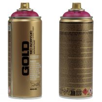 daiktų Purškiamasis dažų purškiklis Pink Montana Gold Satin Matt 400ml