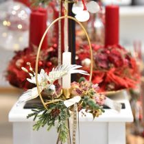 Kolibris, eglutės papuošimai, dekoratyvinis paukštis, kalėdinės dekoracijos L20cm P20cm
