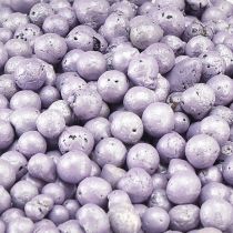 daiktų Briliantiniai dekoratyviniai karoliukai 4mm - 8mm violetiniai 1l