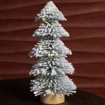 daiktų Mini Kalėdų eglutė su LED švietimu ir sniegu, 28 cm
