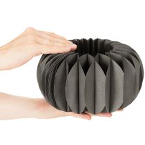 daiktų Korio popieriaus moliūgų dekoravimo žiedai 24 cm 4 vnt.