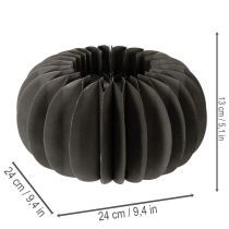 daiktų Korio popieriaus moliūgų dekoravimo žiedai 24 cm 4 vnt.
