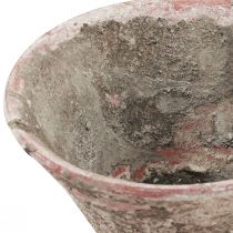 daiktų Dervos vazonas Molinis vazonas Augalų vazonas Terracotta Vintage H7cm 2vnt
