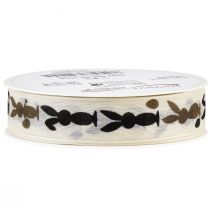 daiktų Dovanų juostelė Velykinė juostelė su viela 25mm 18m