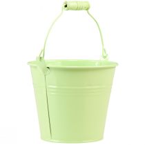 daiktų Kibiras su rankena sėjamoji pastelinis metalas Ø10cm H8cm 10 vnt
