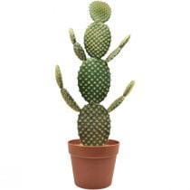Dekoratyvinis kaktusas dirbtinis vazoninis augalas opuncija 64cm