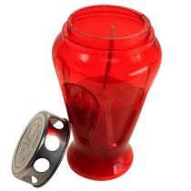 daiktų Kapų žvakės raudoni lašai gedulo lemputės Ø9cm H17cm 4 vnt