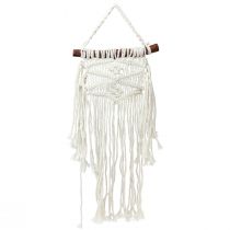 daiktų Sienų pakabinimo macrame boho sienų dekoravimo kremas 18,5×48cm