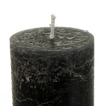 daiktų Didelės žvakės, lazdelės žvakės, vienspalvis antracitas, 50x300mm, 4 vnt.