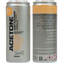 daiktų Acetoninis purškiamas valiklis + skiediklis Montana Cap Cleaner 400ml