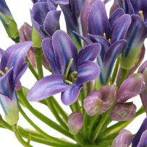 daiktų Agapanthus Afrikos lelija Dirbtinės gėlės Violetinė L75cm 2vnt