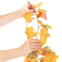 daiktų Dirbtinio klevo girlianda, rudens dekoracija, 165 cm