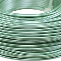 Aliuminio viela Ø2mm Green Matt 500g 60m