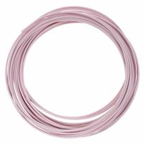 Aliuminio viela Ø2mm pastelinė rožinė 100g 12m