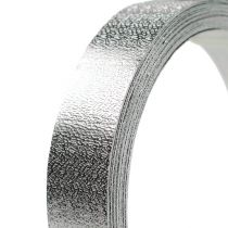 daiktų Aliuminio juostelė plokščia viela sidabrinė matinė 20mm 5m
