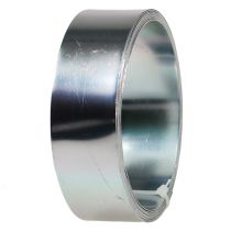 Aliuminio viela plokščia viela sidabrinė 30mm 3m