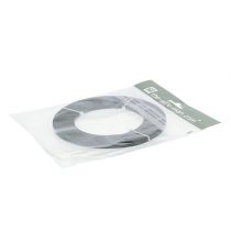 daiktų Aliuminio plokščia viela, juoda, dekoratyvinė rankdarbių viela, 5 mm x 10 m