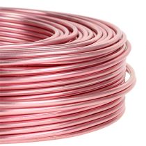 Aliuminio viela Ø2mm 500g 60m Rožinė