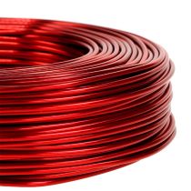 Aliuminio viela Ø2mm 500g 60m raudona