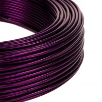 daiktų Aliuminio viela Ø2mm tamsiai violetinė 60m 500g