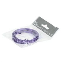 daiktų Aliuminio viela 2mm Violetinė 3m