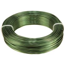 daiktų Aliuminio viela žalia Ø2mm kūrybinė viela tamsiai žalia 500g 60m