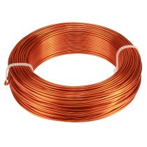 daiktų Aliuminio viela oranžinė Ø2mm rankdarbių viela aliuminis 500g 60m