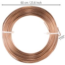 daiktų Aliuminio viela floristikai ir rankdarbiams 2 mm, 60 m, 500 g