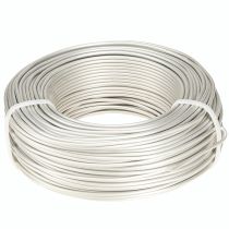 daiktų Aliuminio viela Ø2mm, kreminės spalvos bonsai viela 500g 60m