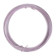 Aliuminio viela pastelinė violetinė Ø2mm 12m