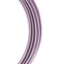 Aliuminio viela pastelinė violetinė Ø2mm 12m