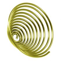 Aliumininė sraigė metalinė sraigė auksinė 2mm 120cm 2vnt